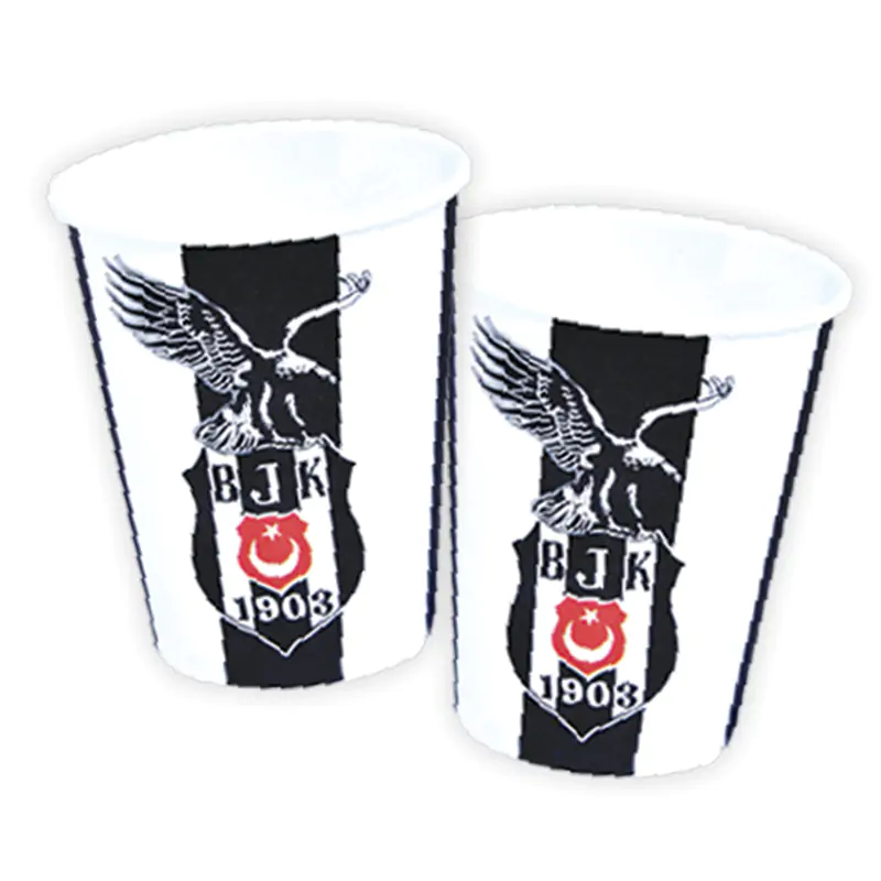 Beşiktaş Kağıt Bardak 8'li