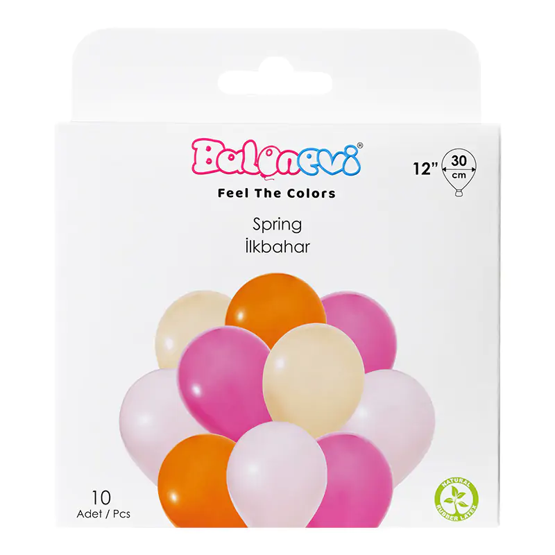 İlkbahar 12" Balon Seti 10'lu