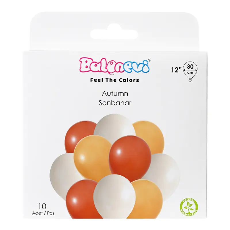 Sonbahar 12" Balon Seti 10'lu