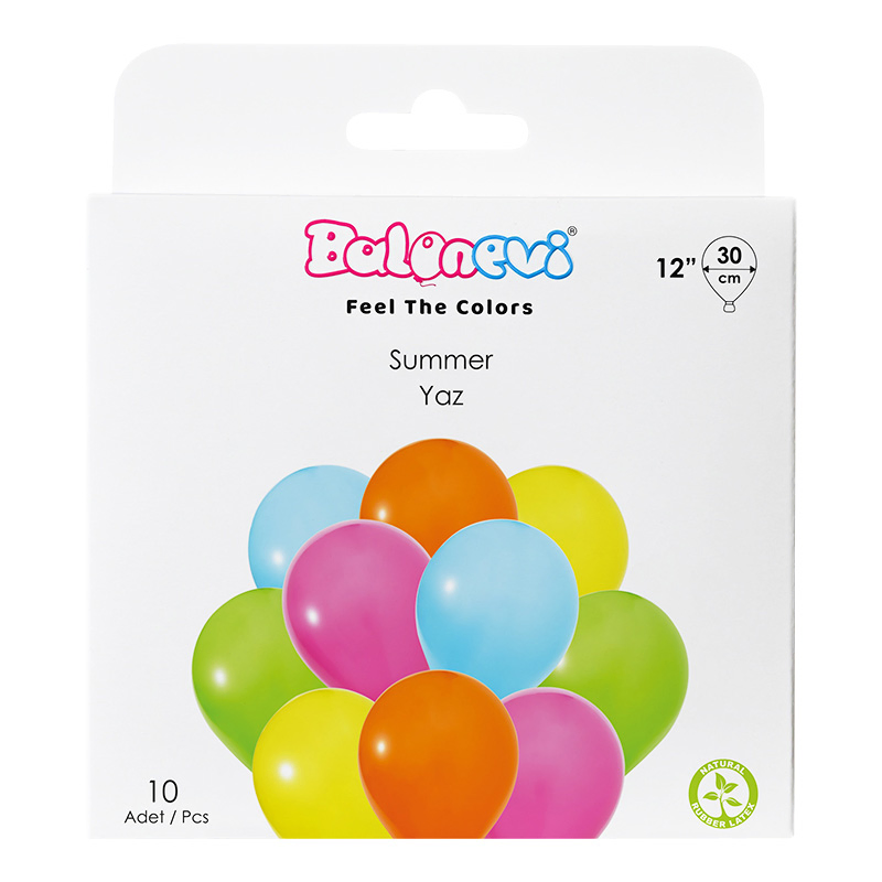 Yaz 12" Balon Seti 10'lu