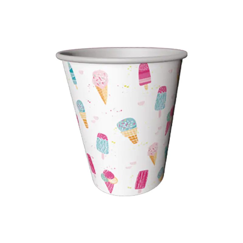 Ice Cream Paper Cup 8 PCS