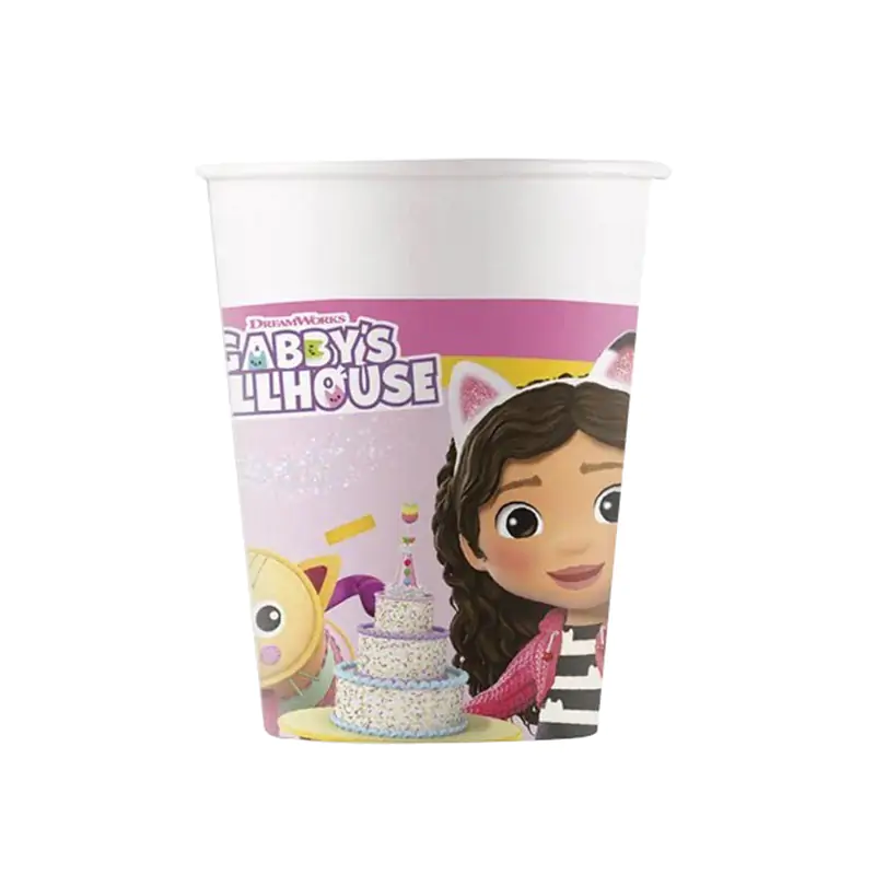 Gabby's Dollhouse Plastic Cups 8 PCS