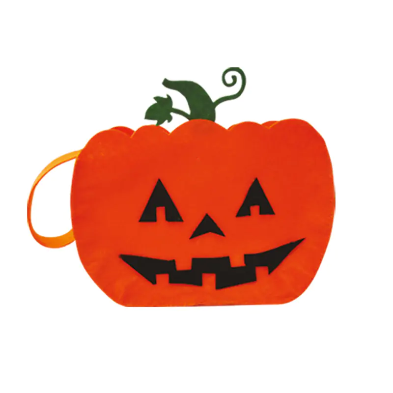 Halloween Pumpkin Felt Party Bag (8 PCS)
