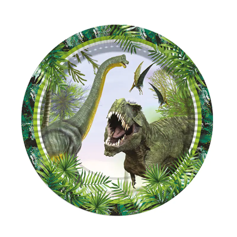 Wild Jurassic Paper Plates 8 PCS