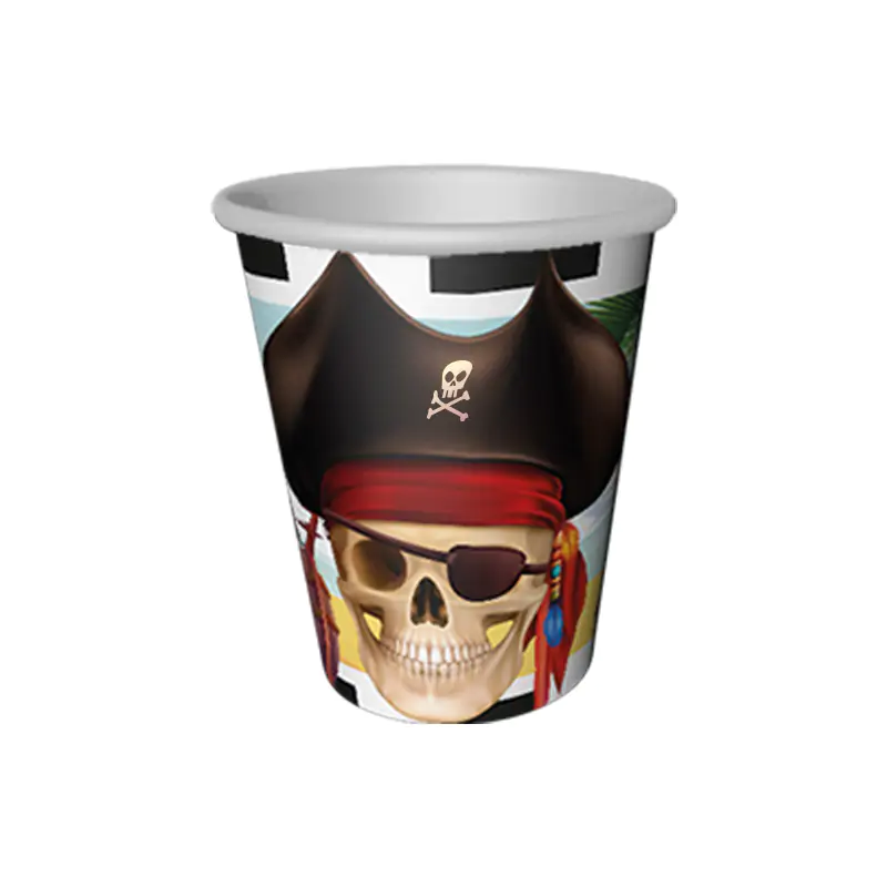 Pirate Paper Cups 8 PCS