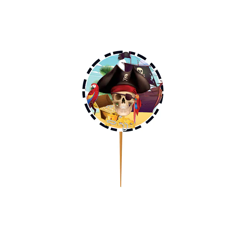Pirate Cupcake Picks 10 PCS