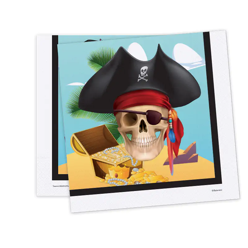Pirate Paper Napkin (33x33 cm)