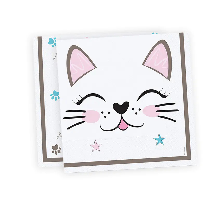 Miss Cat Paper Napkin (33x33 cm)