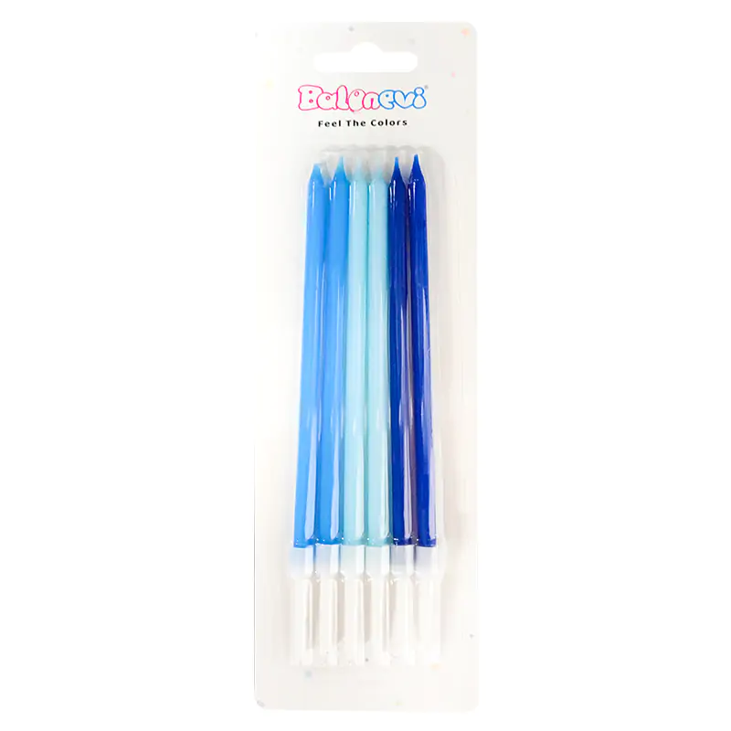 Blue Dreams Mixed Candles (6 Pcs)