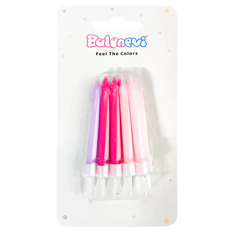Pink Dreams Mixed Candles (10pcs)