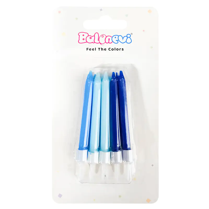 Blue Dreams Mixed Candles (10 pcs)