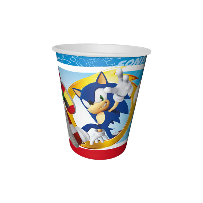 Sonic Paper Cups 8 PCS