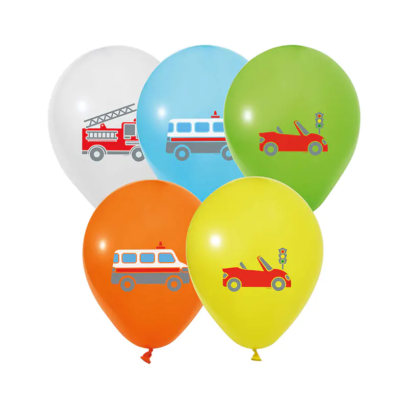 4+0 Traffic Printed 12" Balloon 100 PCS