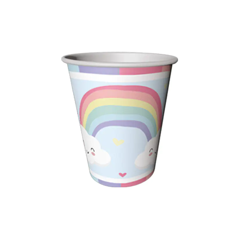 Rainbow Cloud Paper Cups 8 PCS