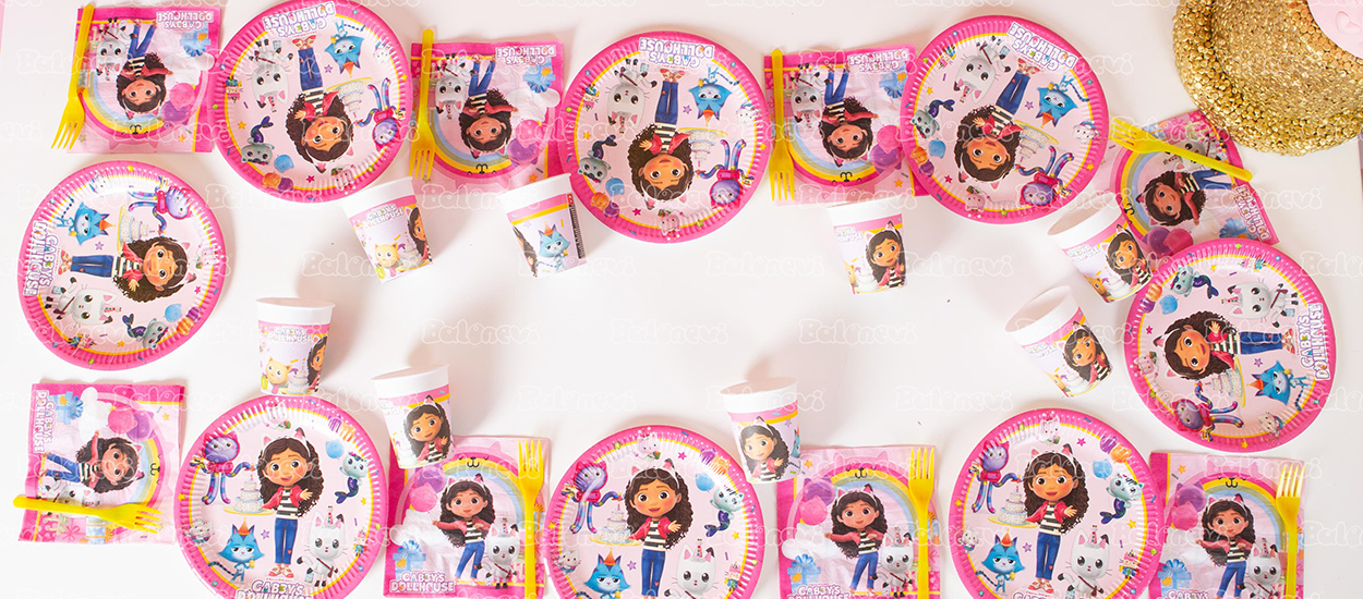 Gabby's Dollhouse Party Set