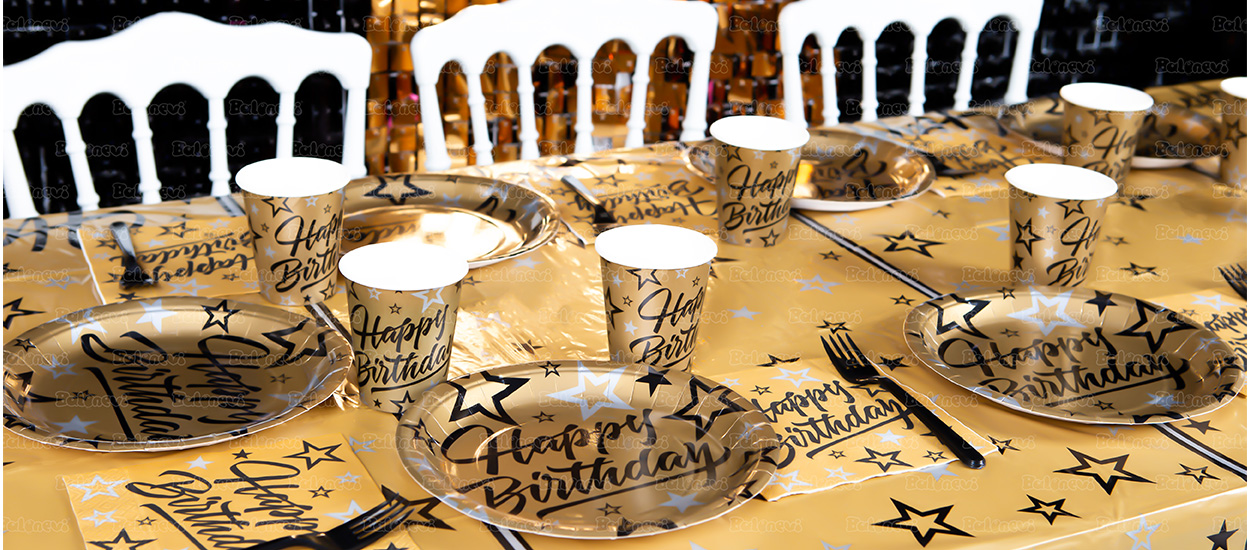 Golden Stars Party Set